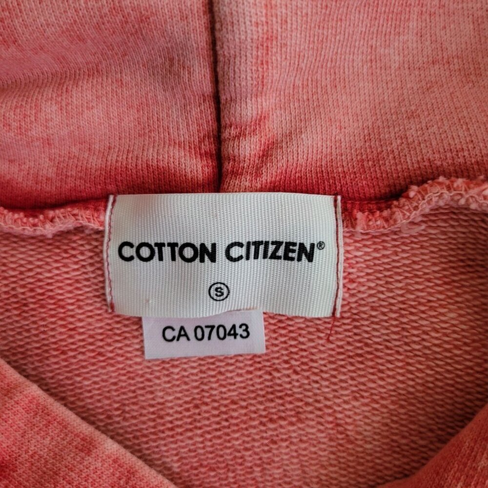 Cotton Citizen Tomato Red Hooded Mini Dress Small 100 Percent Cotton - Picture 8 of 11
